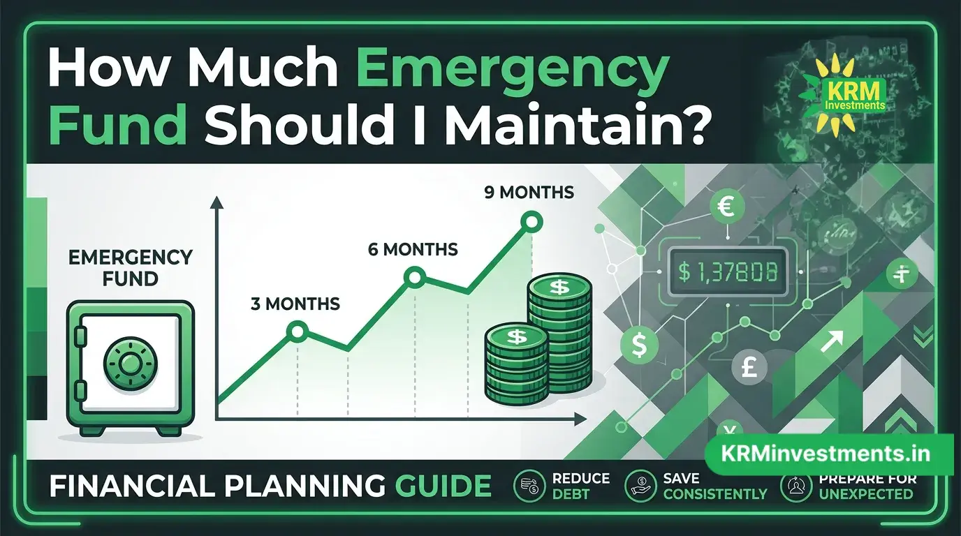 How Much Emergency Fund Should I Maintain? | Mutual Fund Guide by KRM Investments