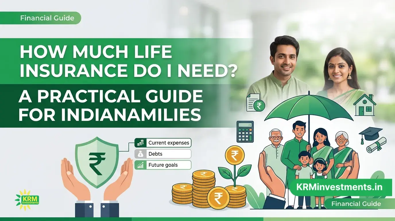 How Much Life Insurance Do I Need? A Practical Guide for Indian Families | Mutual Fund Guide by KRM Investments