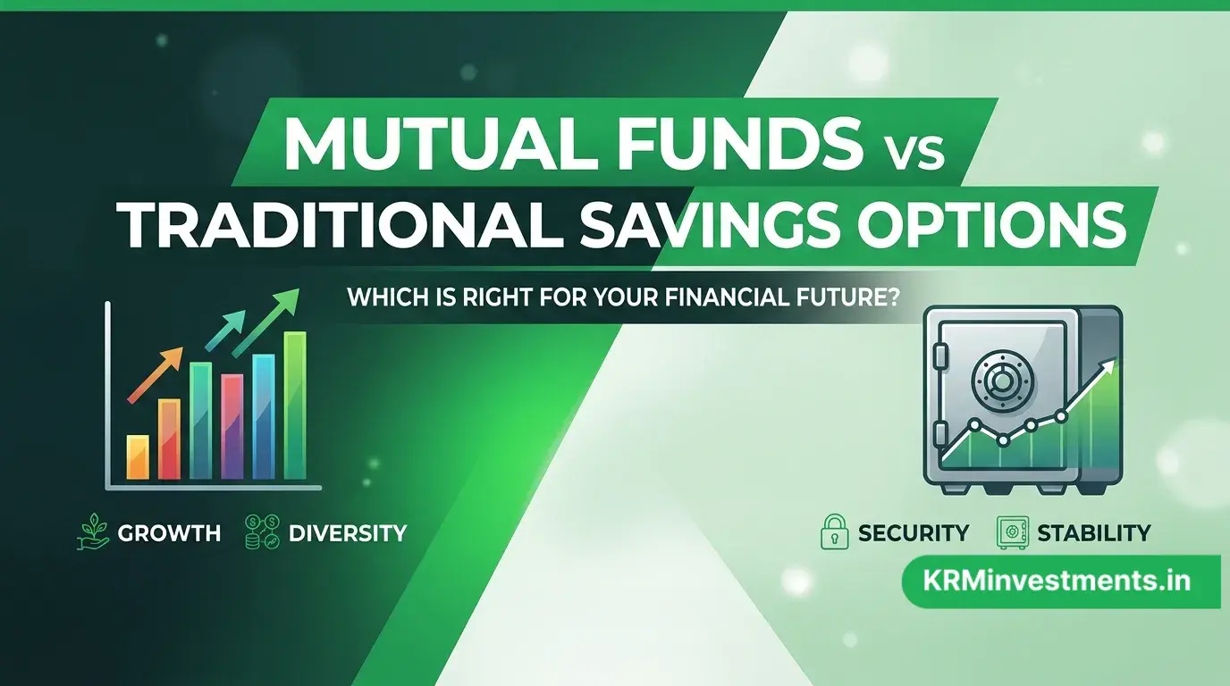 Mutual Funds vs Traditional Savings Options | Mutual Fund Guide by KRM Investments