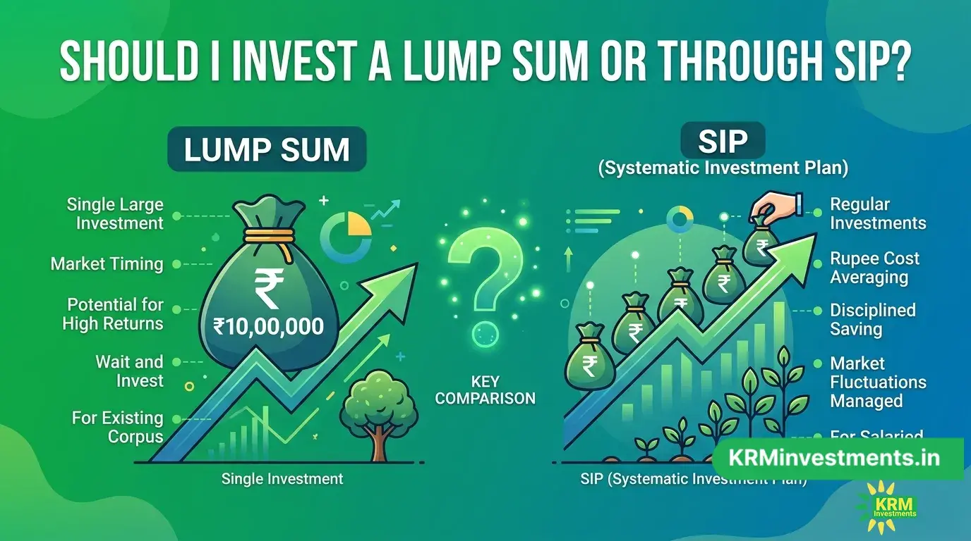 Should I Invest a Lump Sum or Through SIP? | Mutual Fund Guide by KRM Investments